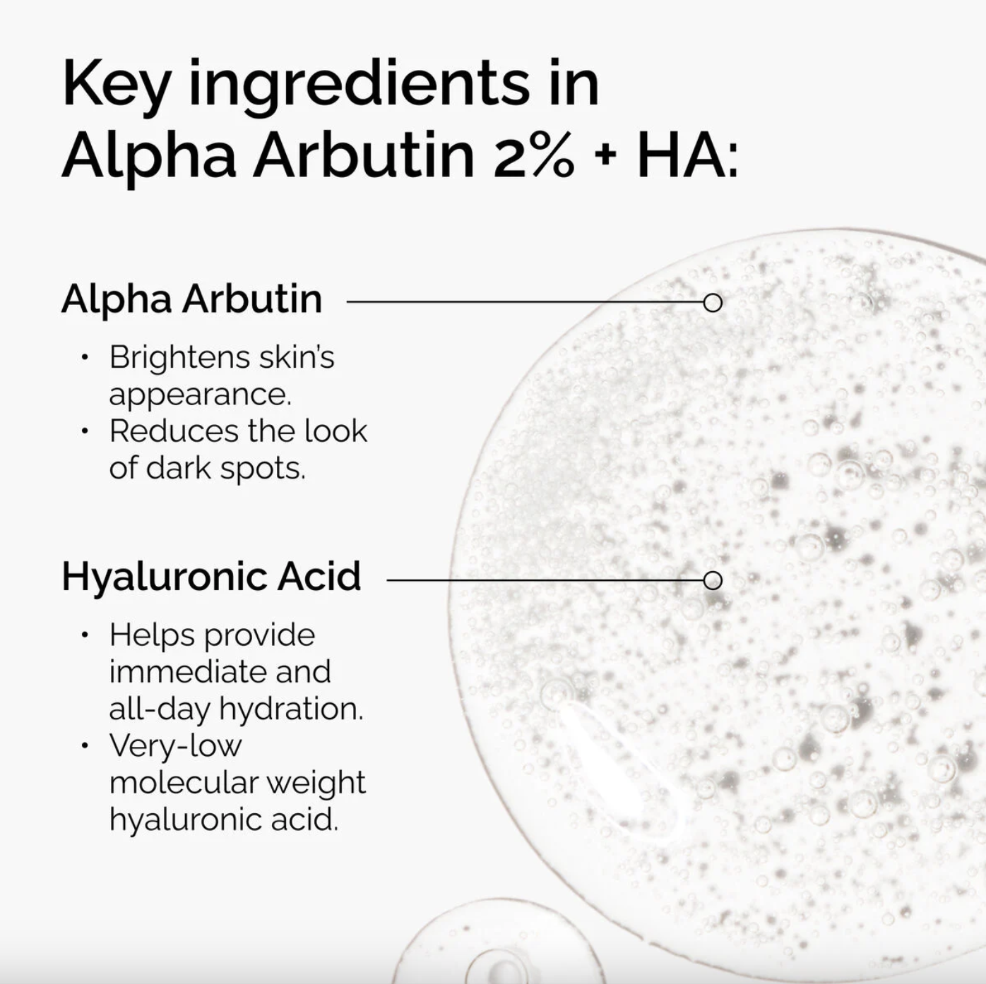 Alpha Arbutin 2% + HA Concentrated Serum 30ml - Image 9